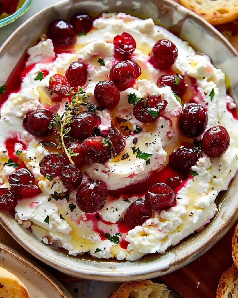 Cranberry Whipped Feta Dip