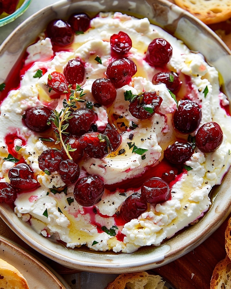 Cranberry Whipped Feta Dip