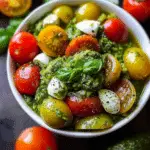 Green & Gorgeous Avocado Tomato Pesto