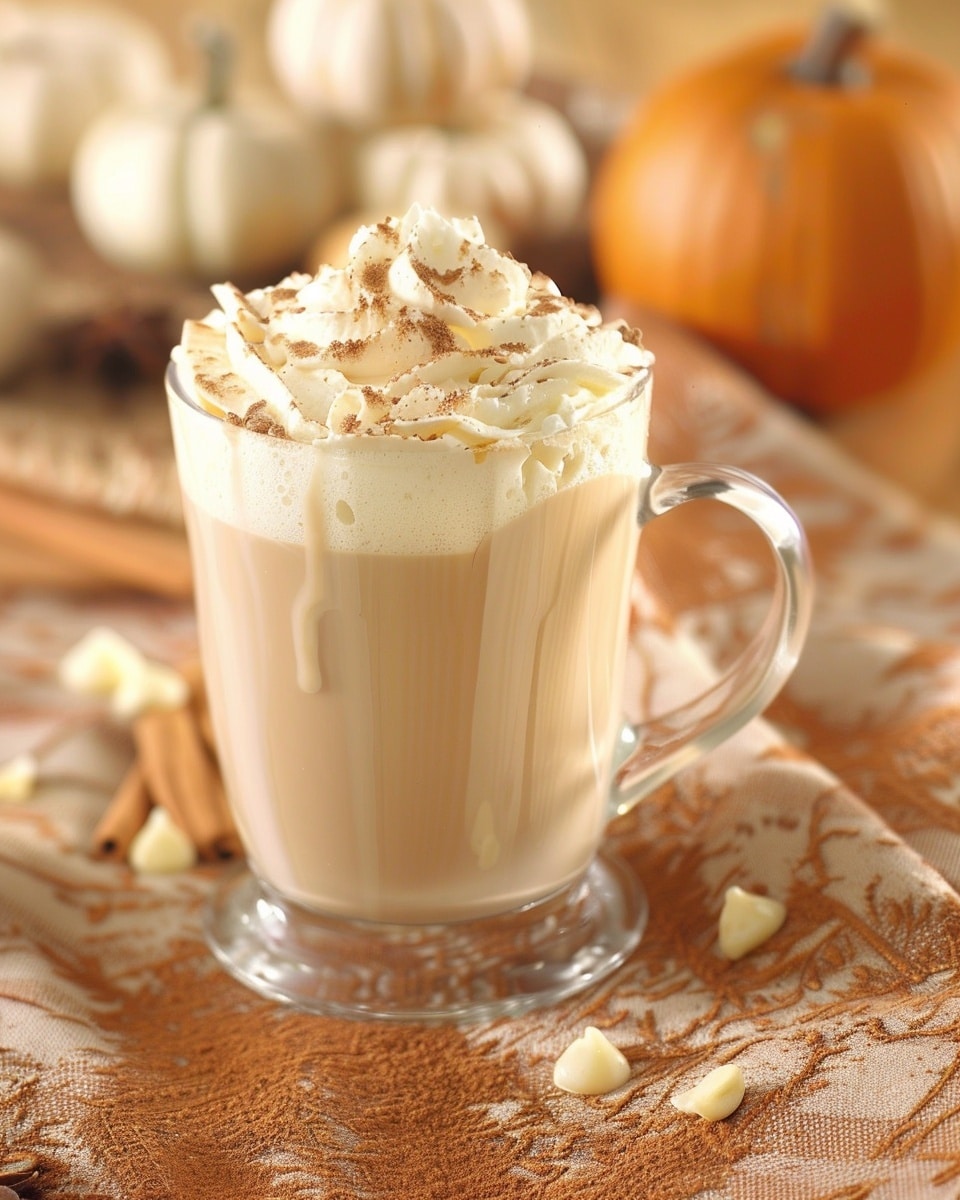 Pumpkin White Hot Chocolate