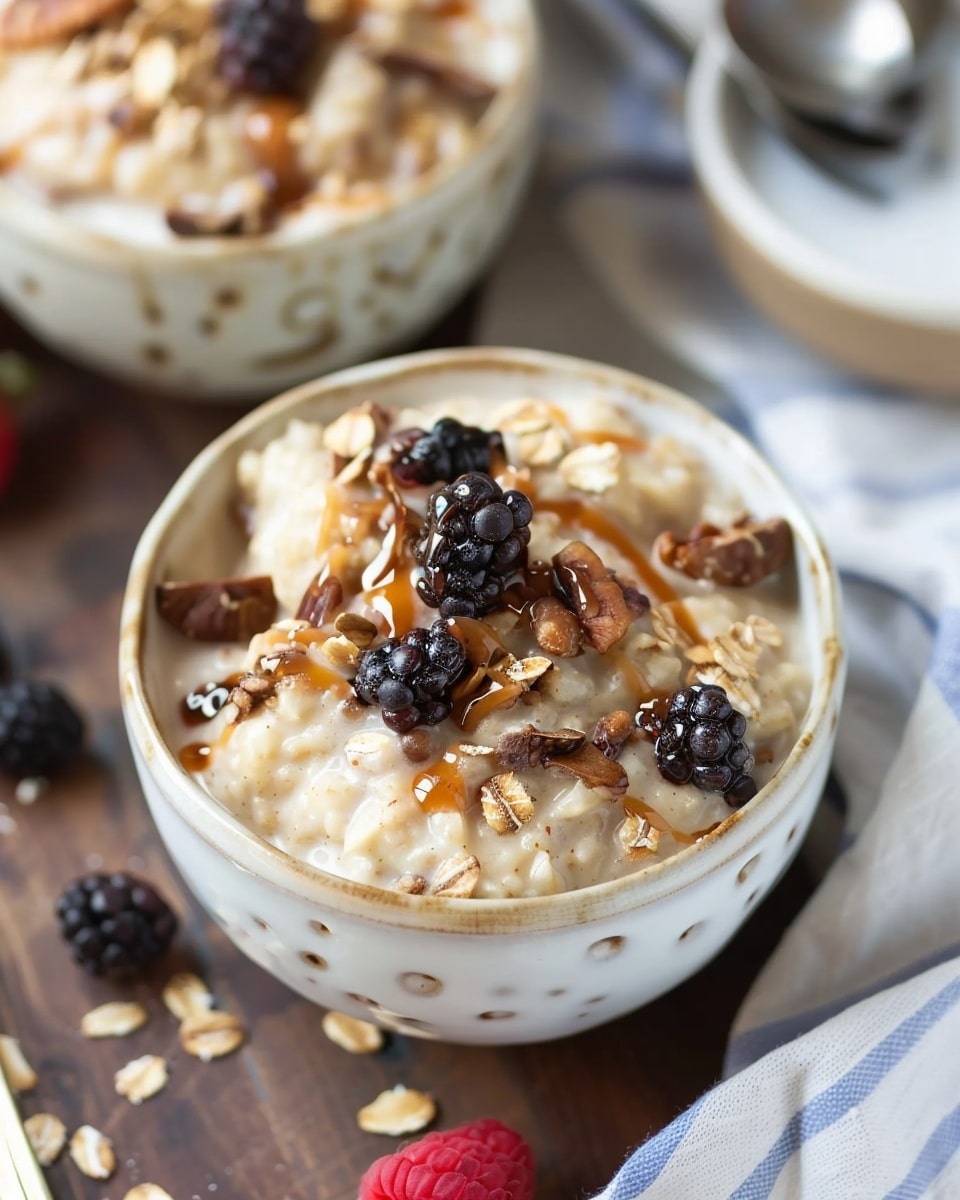 Old Fashioned Oatmeal Pudding