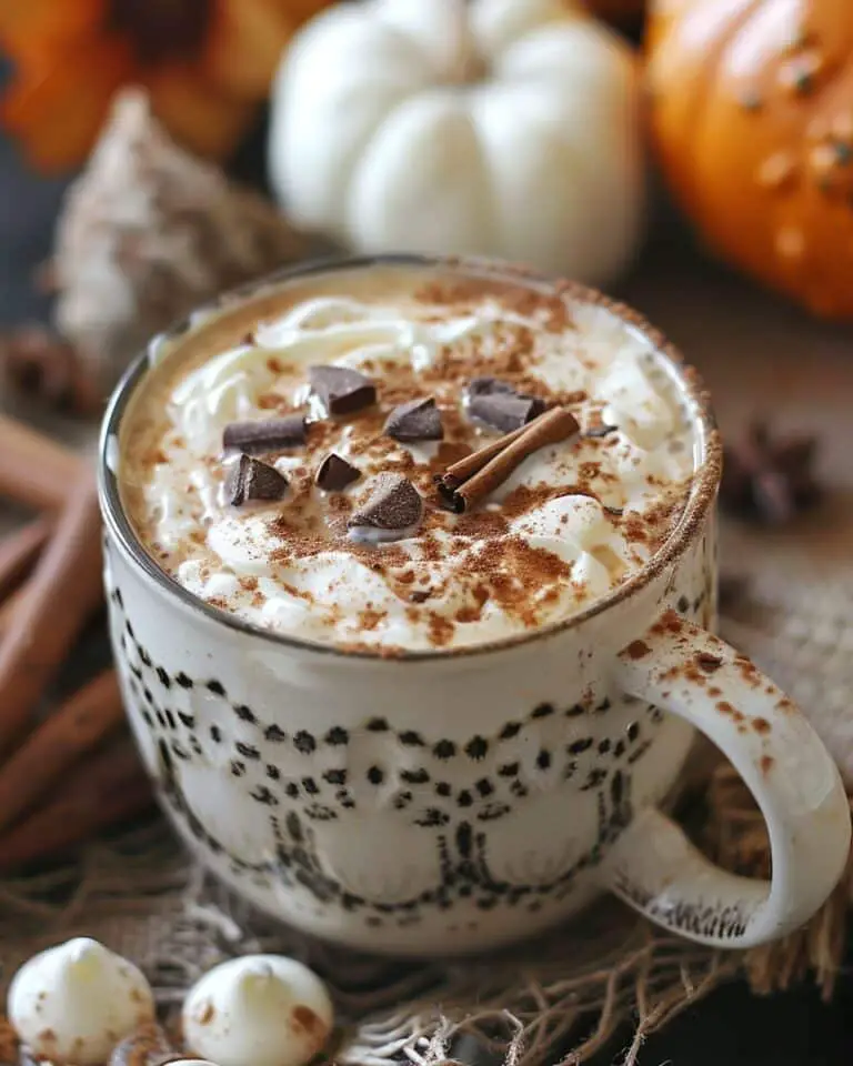 Pumpkin White Hot Chocolate
