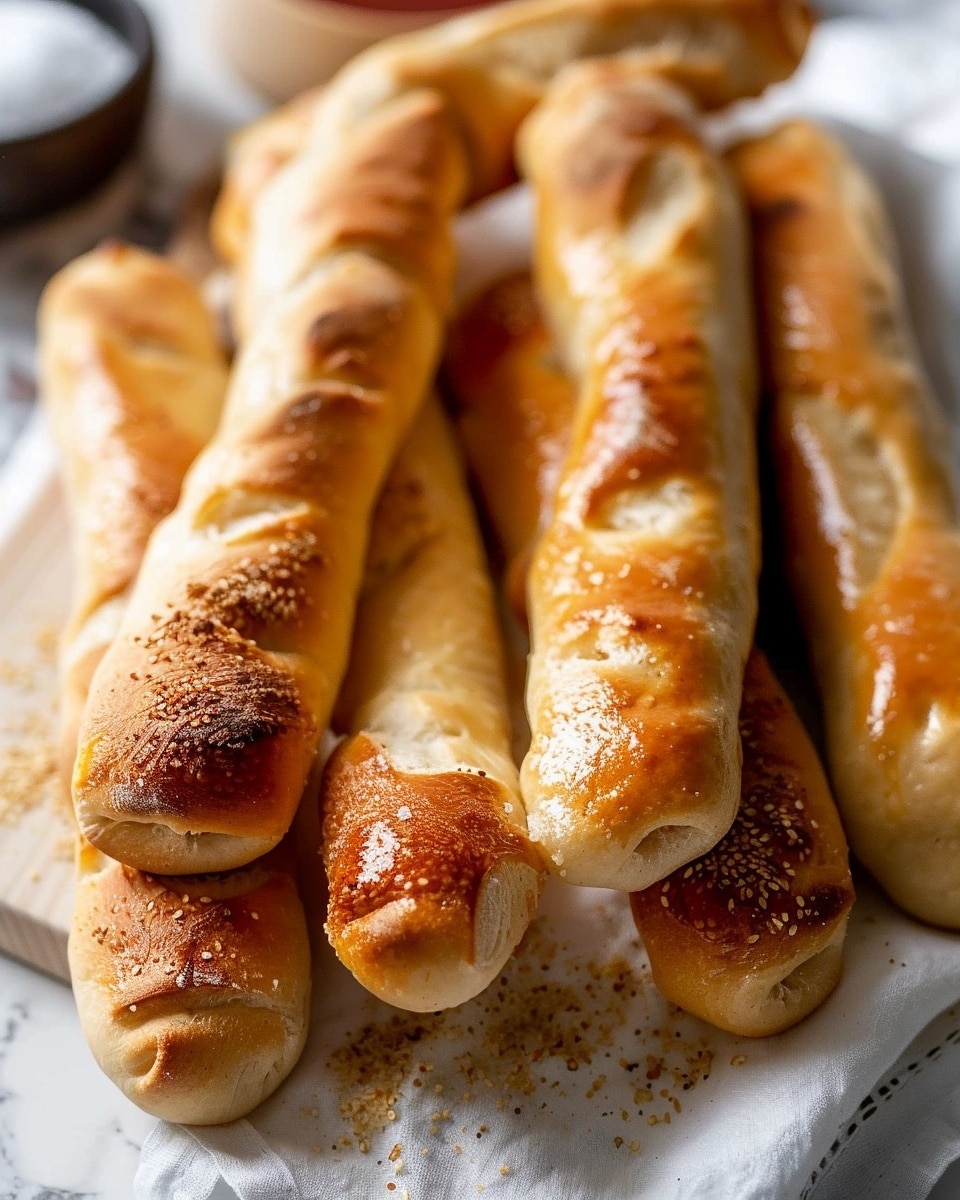 Homemade Soft Breadsticks