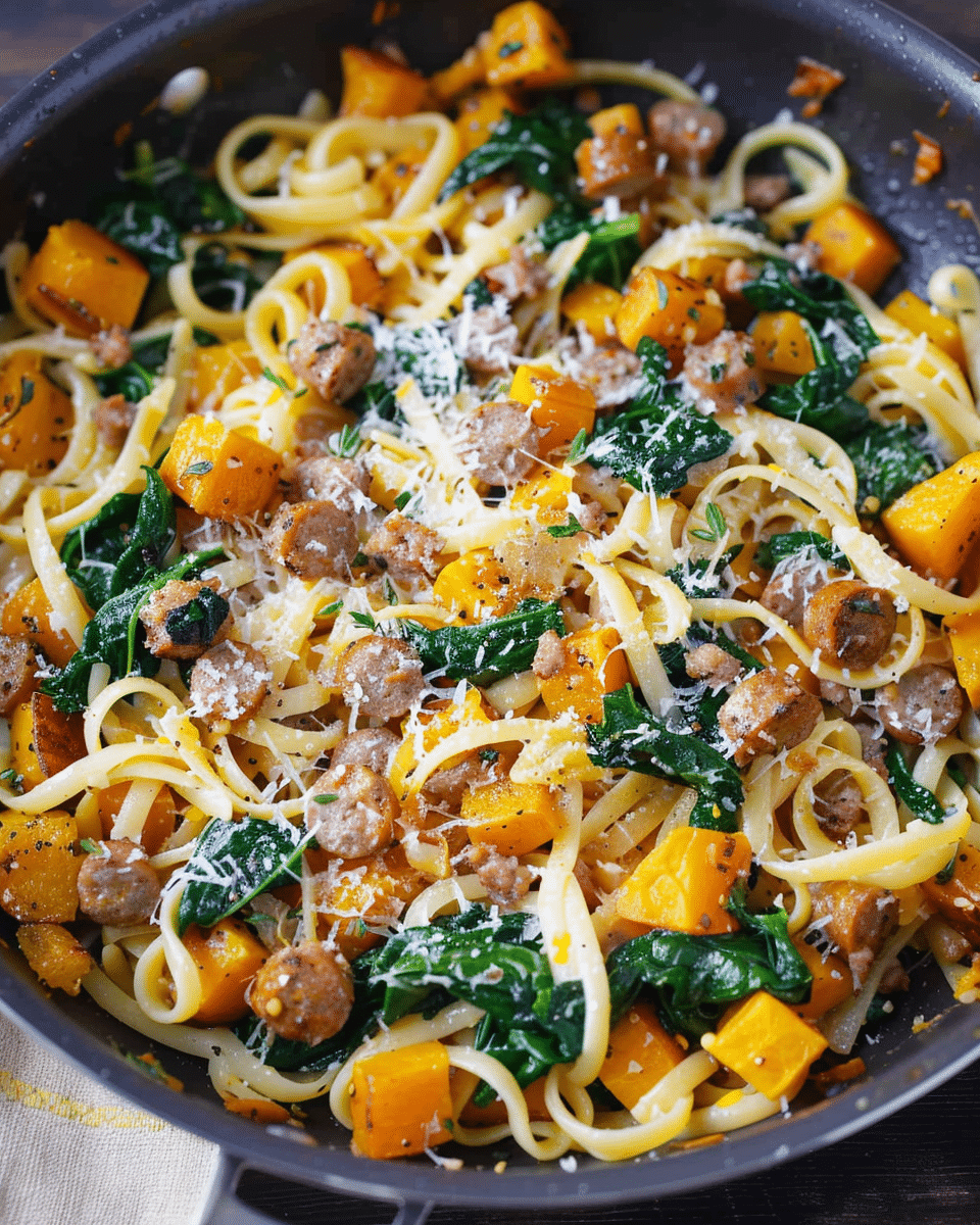 Creamy Roasted Butternut Squash Pasta