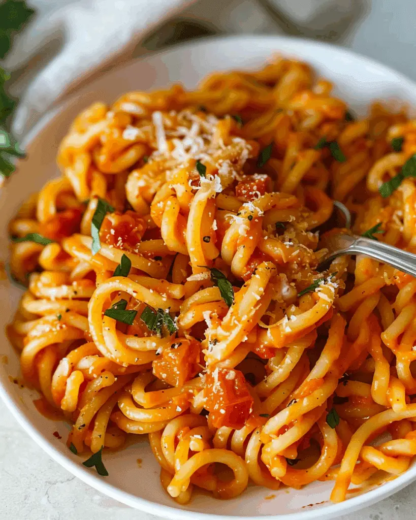 Spicy Tomato Pasta