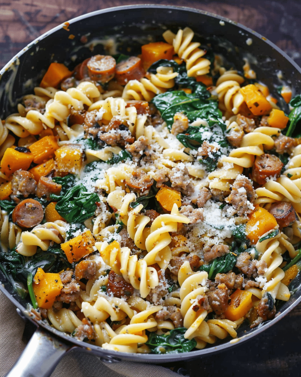 Creamy Roasted Butternut Squash Pasta