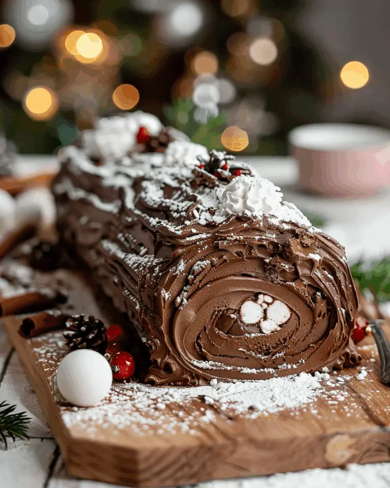 Chocolate Yule Log