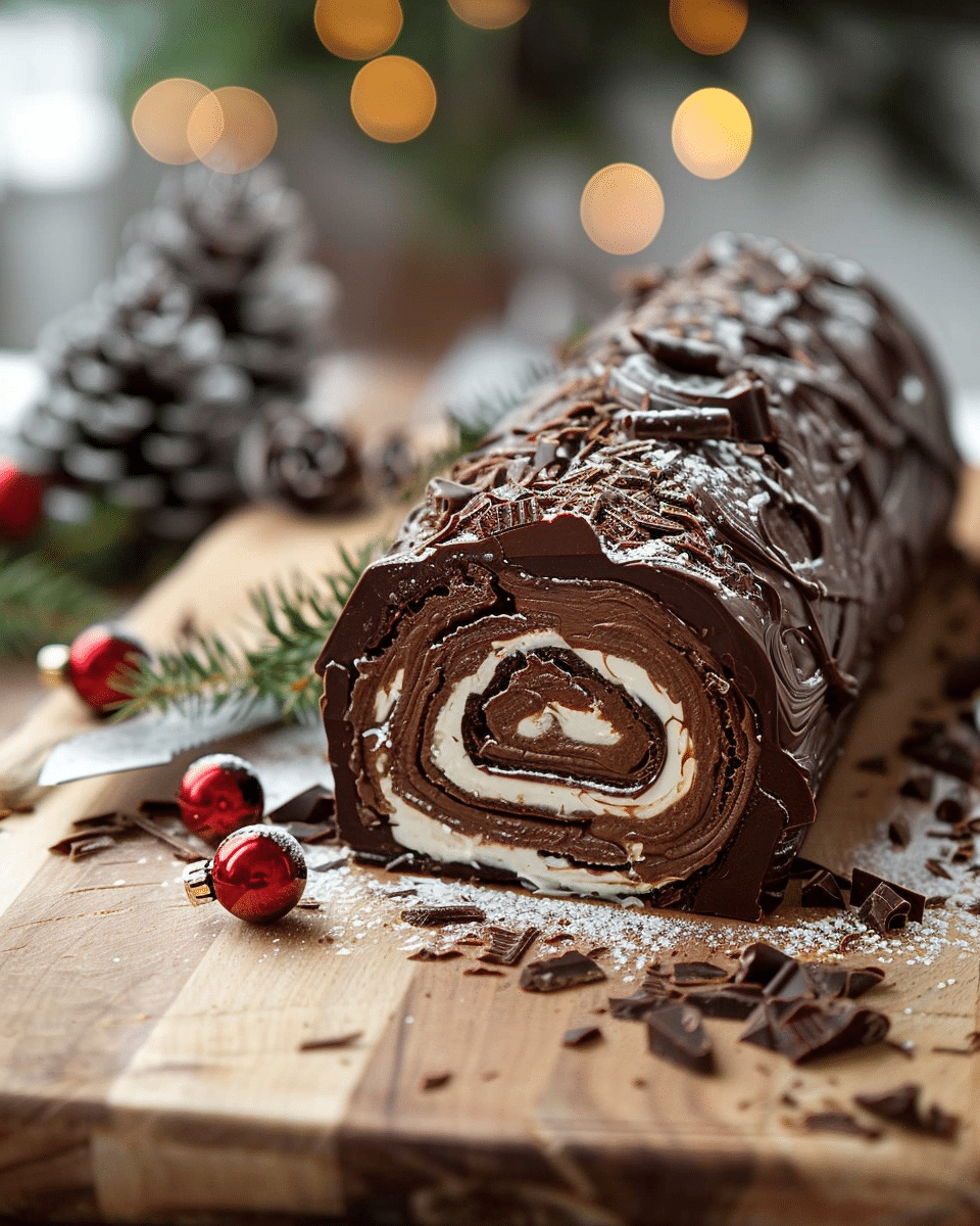 Chocolate Yule Log