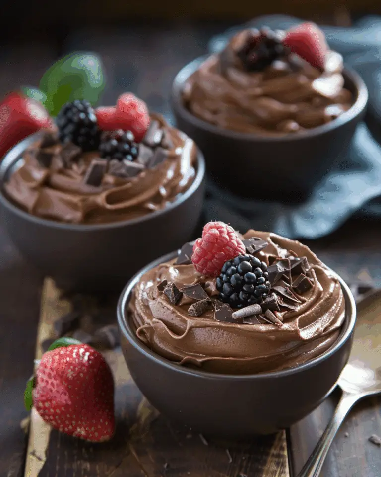 Avocado Chocolate Mousse