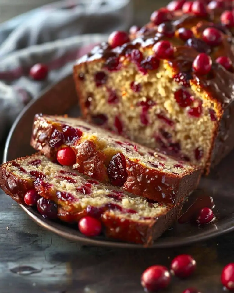 Orange-Glazed Cranberry Bread