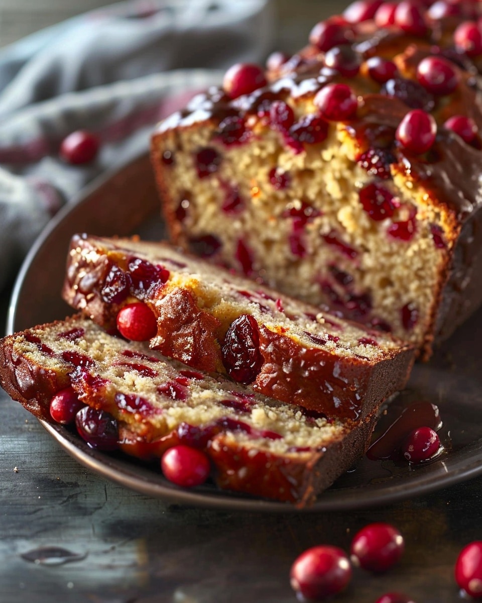 Orange-Glazed Cranberry Bread