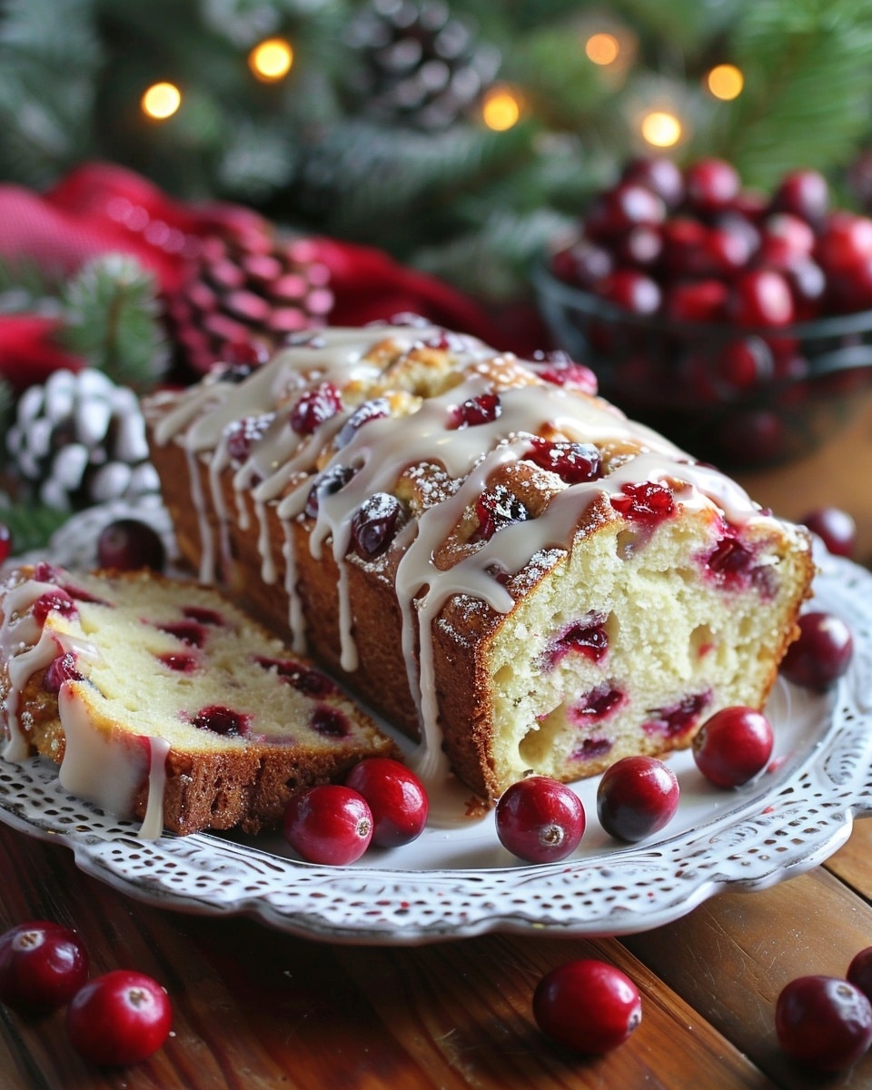 Orange-Glazed Cranberry Bread