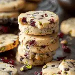 Cranberry Pistachio Shortbread