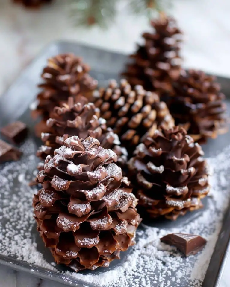 Edible Chocolate Pinecones