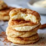 Cheesecake Stuffed Snickerdoodles