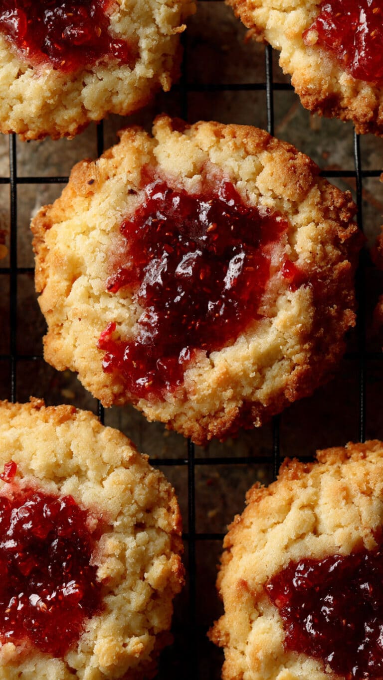 Strawberry Cheesecake Cookies Recipe with Homemade Jam