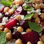 Fresh and Flavorful Chickpea Beet and Feta Salad