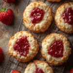 Strawberry Cheesecake Cookies Recipe with Homemade Jam