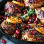 Skillet Cranberry Orange Chicken