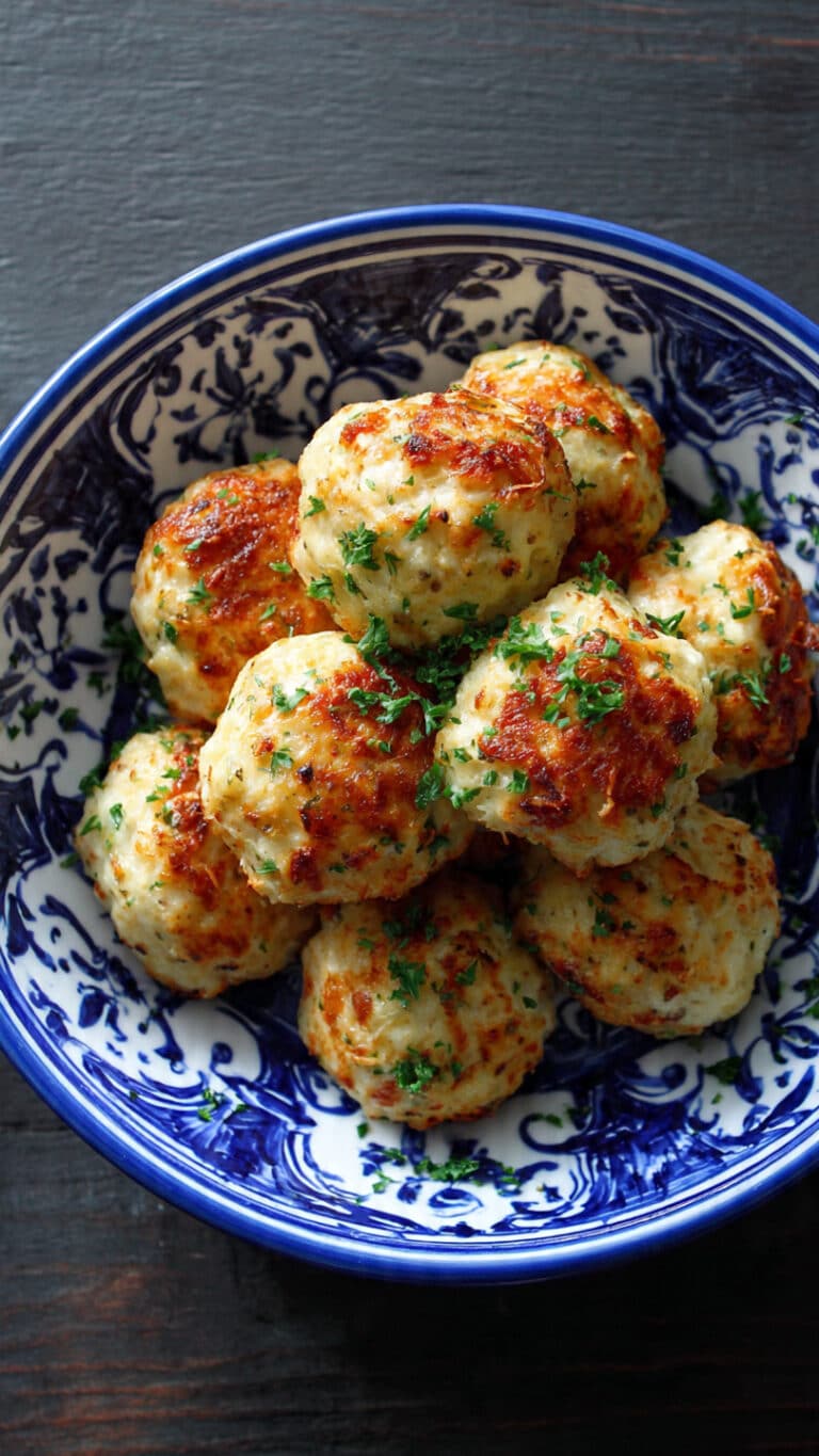Easy Baked Chicken Meatballs