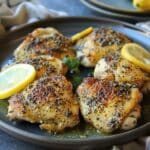 Super Easy Lemon Pepper Chicken Thighs