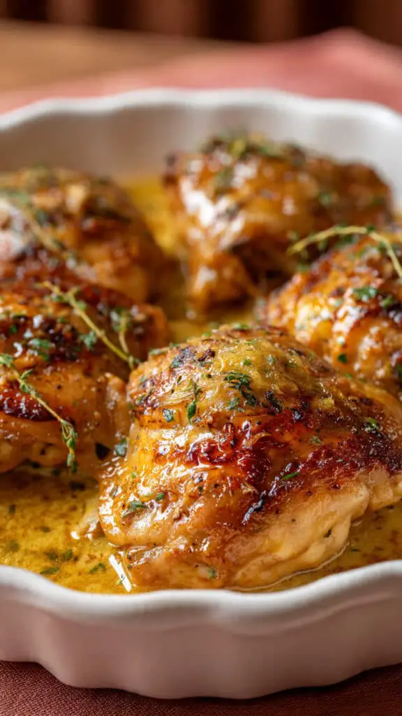 Garlic Butter Chicken Thighs