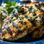 Grilled Salsa Verde Pepper Jack Chicken