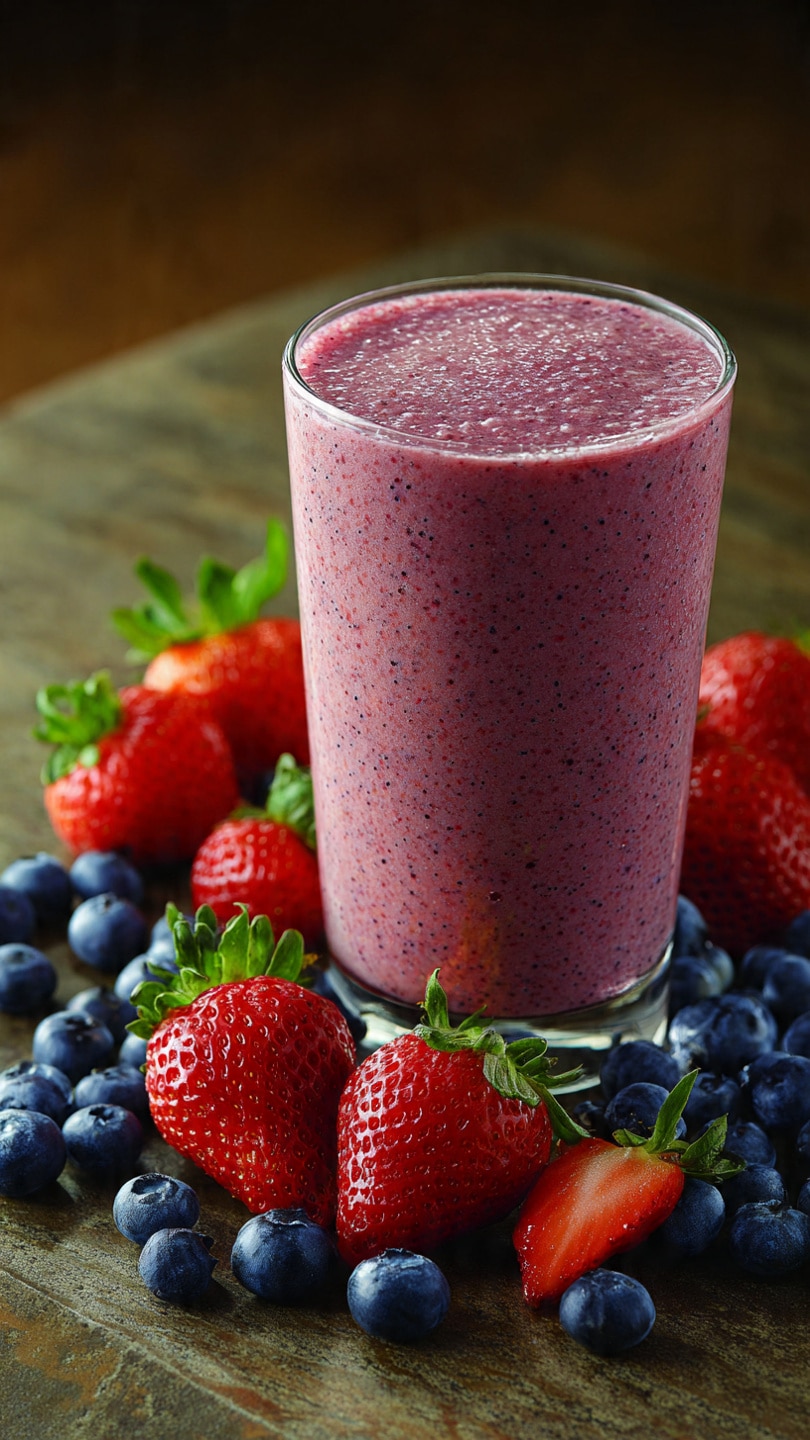 Strawberry Blueberry Smoothie