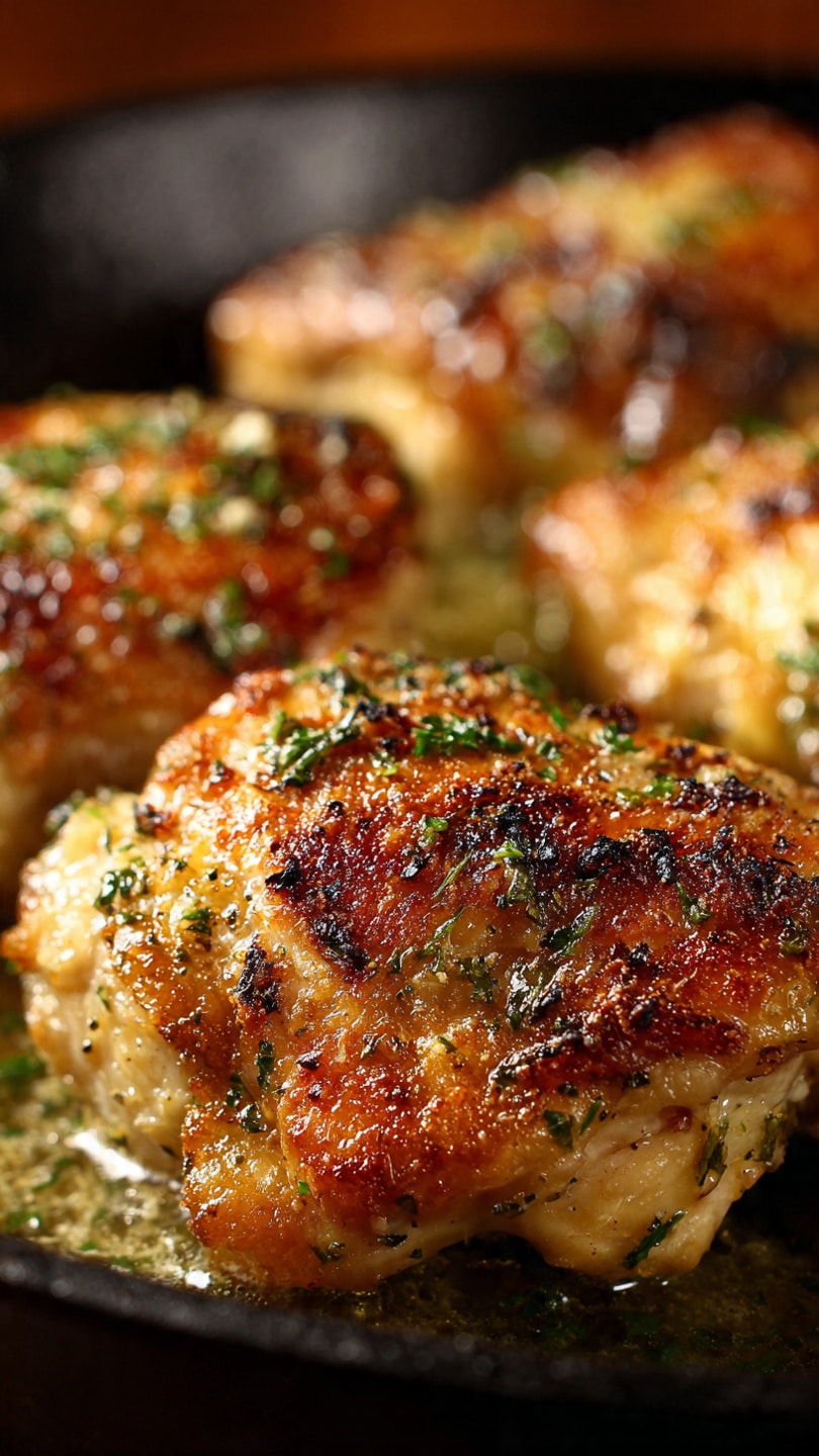 Garlic Butter Chicken Thighs