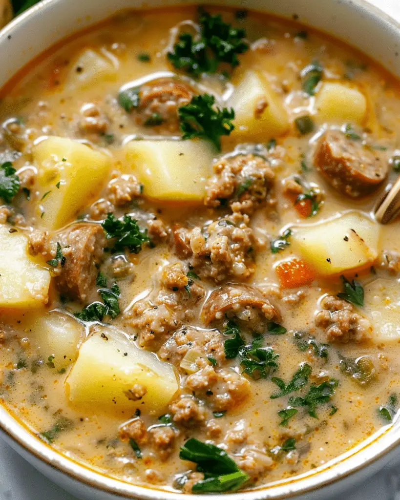 Cozy Italian Sausage and Potato Soup