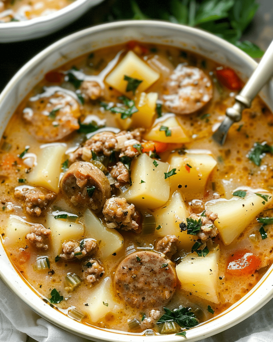 Cozy Italian Sausage and Potato Soup
