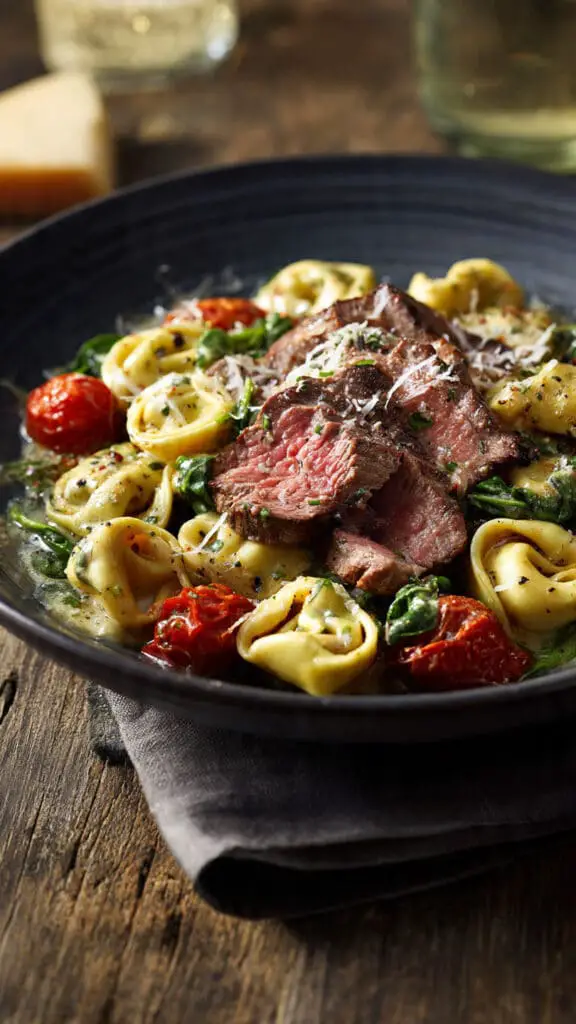 Garlic Steak Tortellini