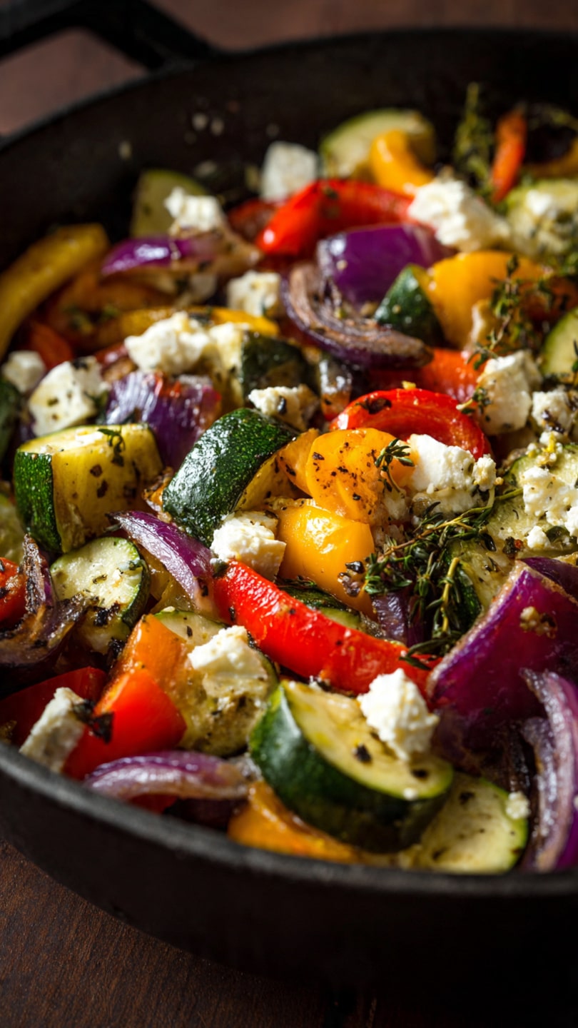 One Pan Greek Vegetables