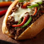 Ground Beef Philly Cheesesteaks