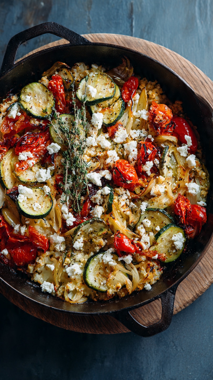 One Pan Greek Vegetables