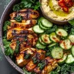 Lemon Chili Grilled Chicken Bowls
