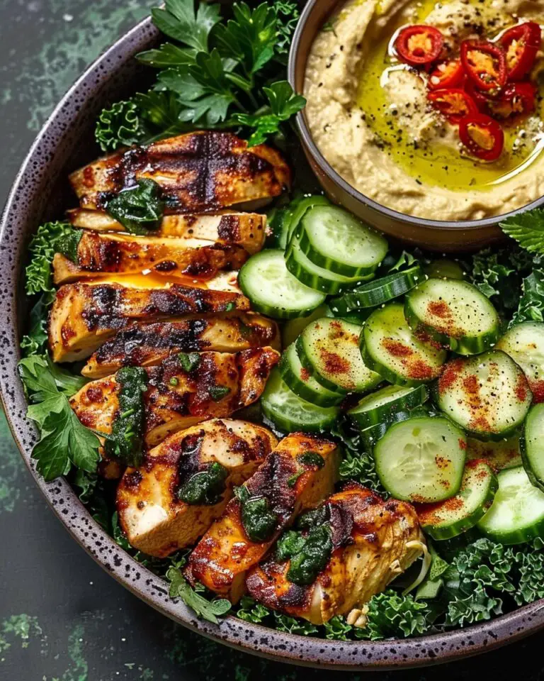Lemon Chili Grilled Chicken Bowls