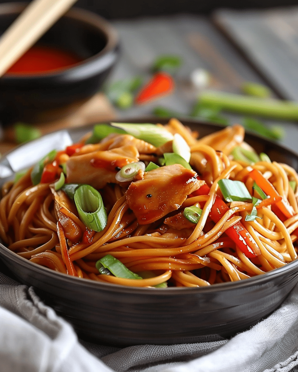 Easy Chicken Lo Mein