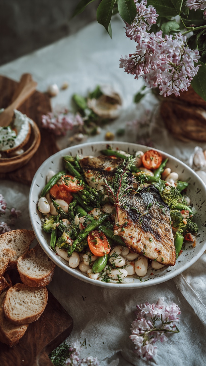 Easy Roasted Vegetable and Cannellini Bean Bake for Weeknights
