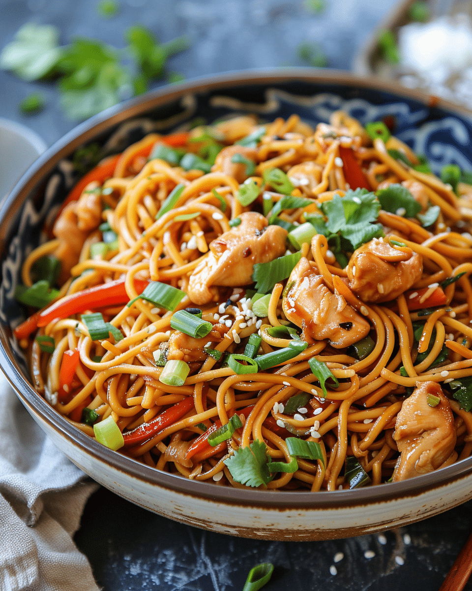 Easy Chicken Lo Mein