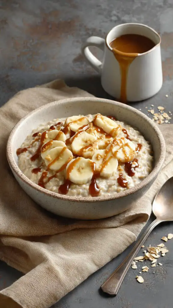 Oatmeal with Almond Butter & Banana