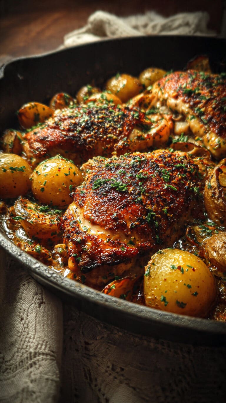Garlic Parmesan Chicken and Potatoes