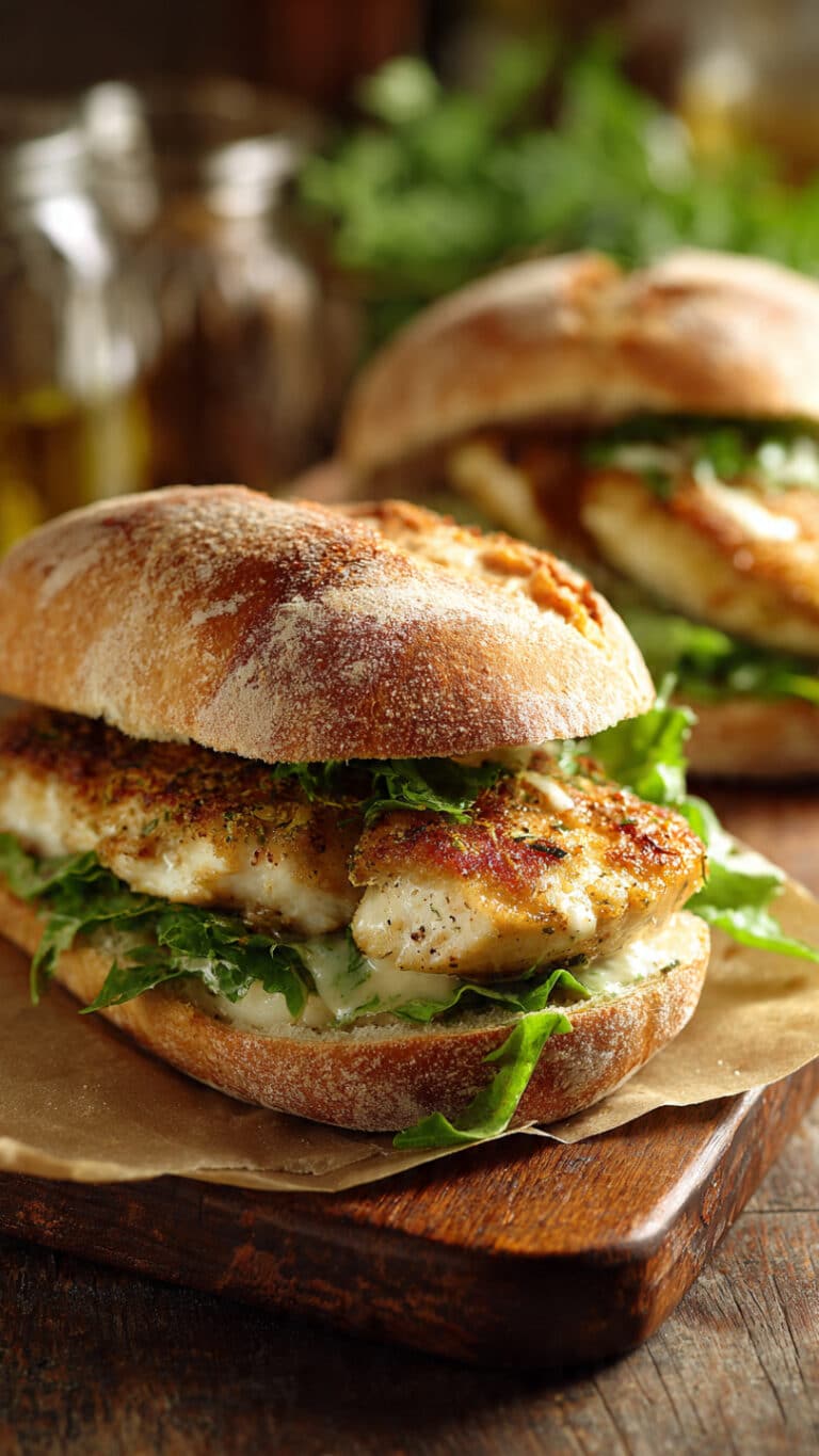 Chicken Caesar Sandwiches
