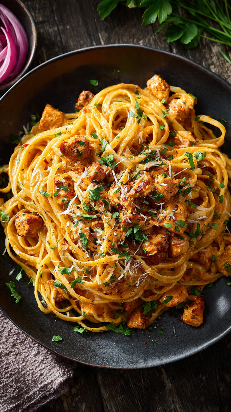 Irresistibly Easy Cowboy Butter Chicken Linguine in 30 Minutes