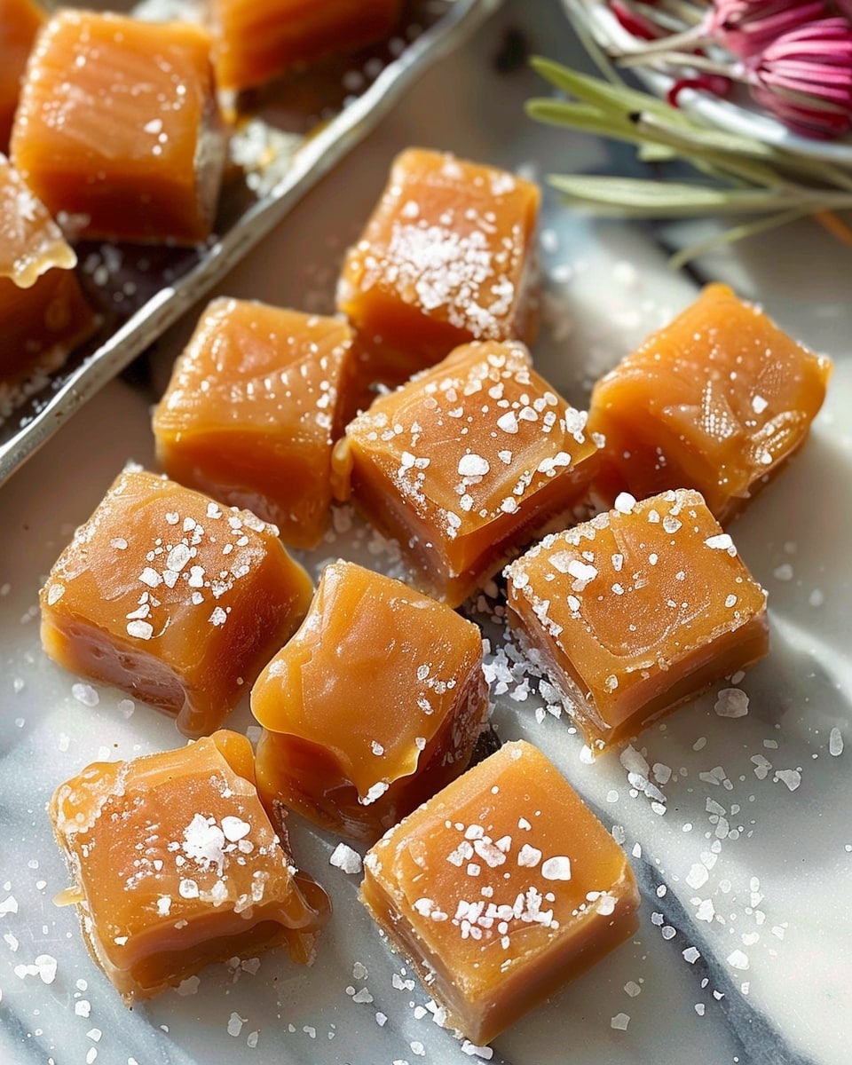 Homemade Sea Salt Soft Caramels