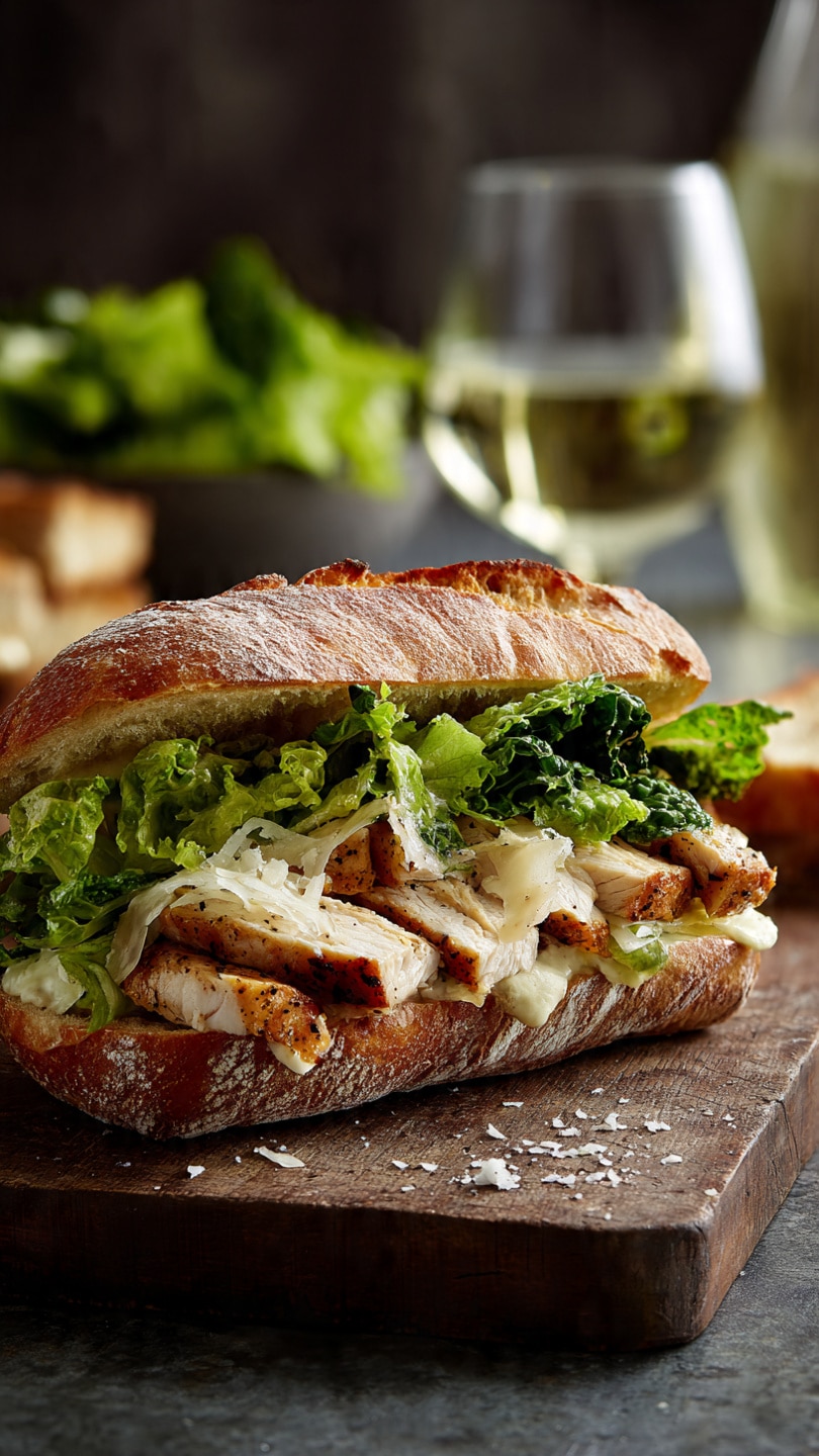 Chicken Caesar Sandwiches