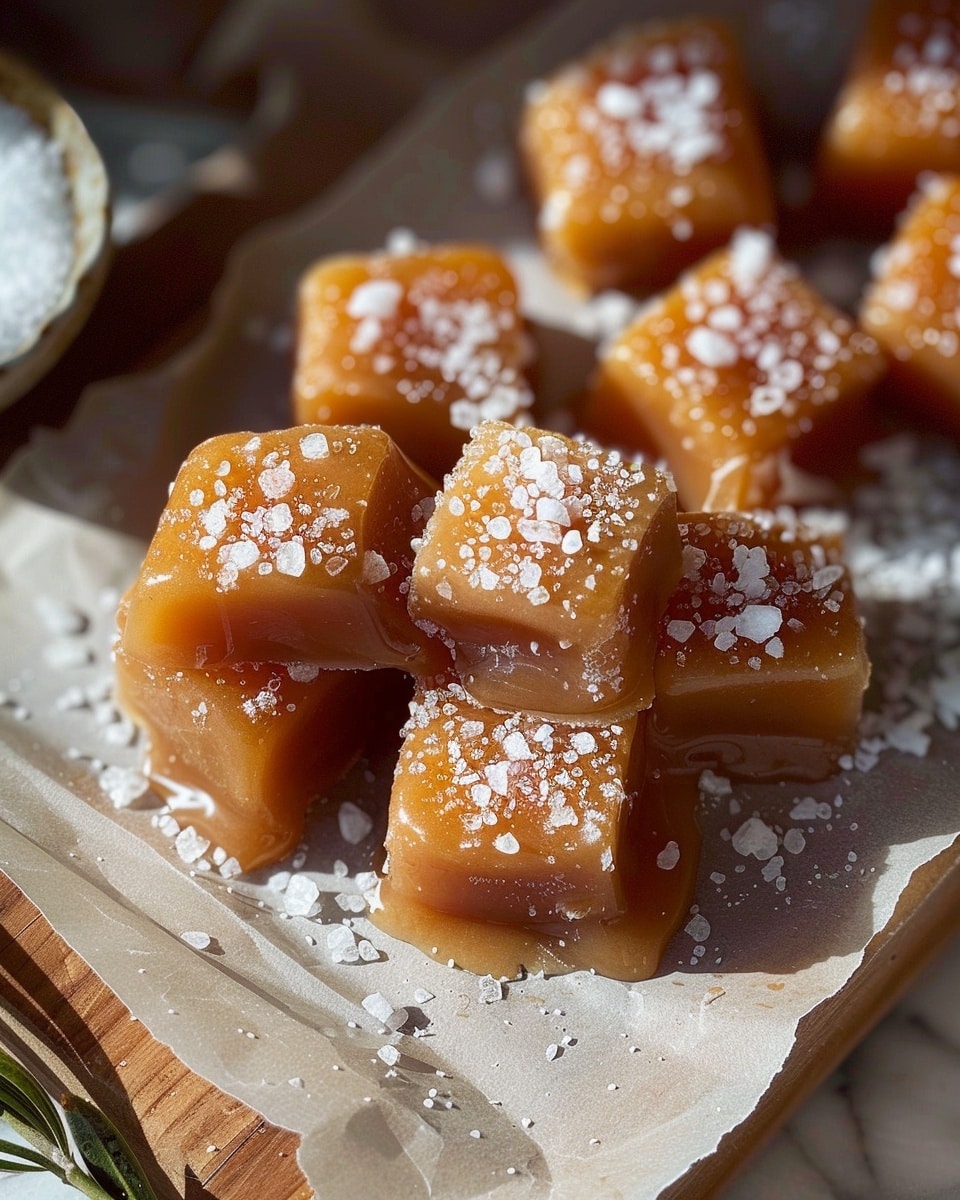 Homemade Sea Salt Soft Caramels
