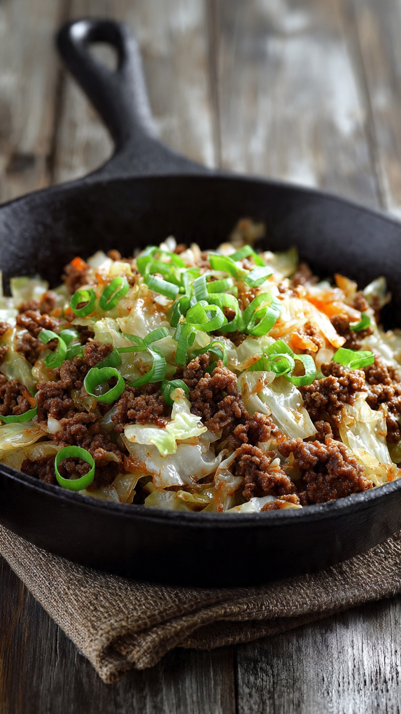 Cabbage and Ground Beef