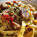 Creamy Cajun Sausage Pasta (One Pot)