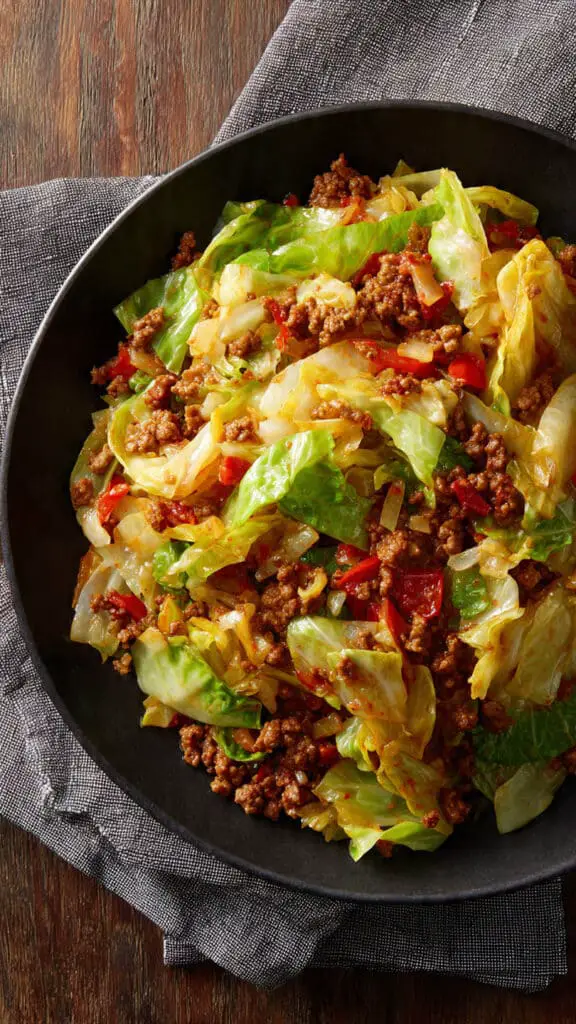 Cabbage and Ground Beef